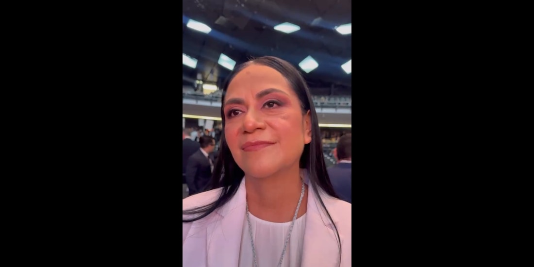 Ariadna Montiel, líder de Morena, a nivel nacional.