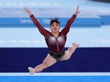 Alexa Moreno en acción en su debut en los Juegos Olímpicos de Tokio 2020.