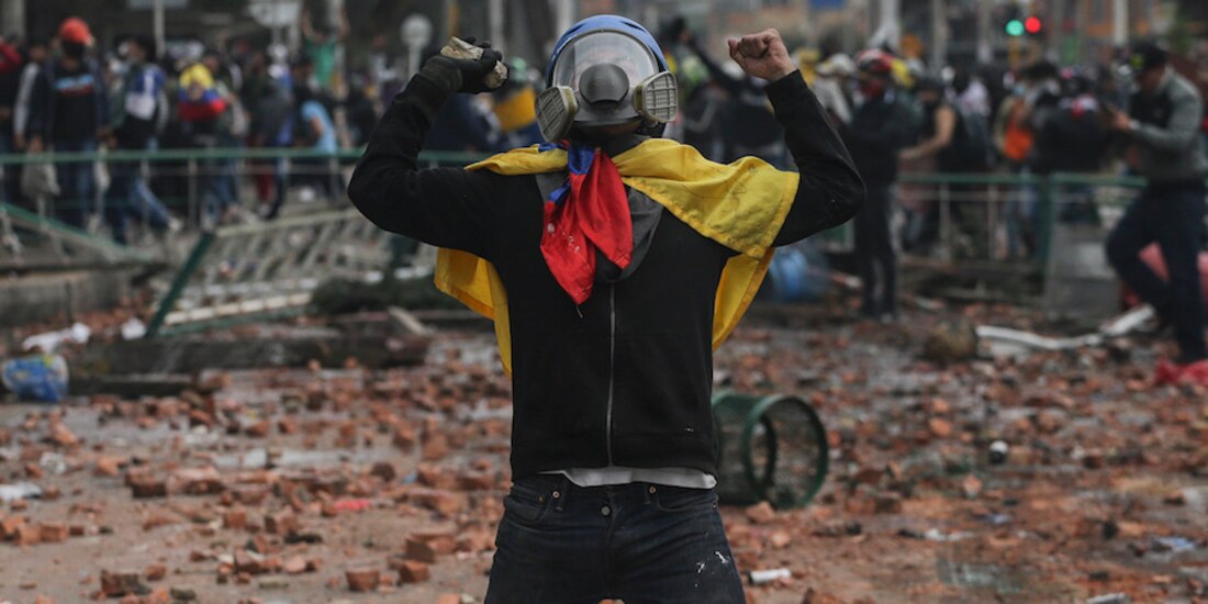 Protestas dejan en Colombia 4 muertos.