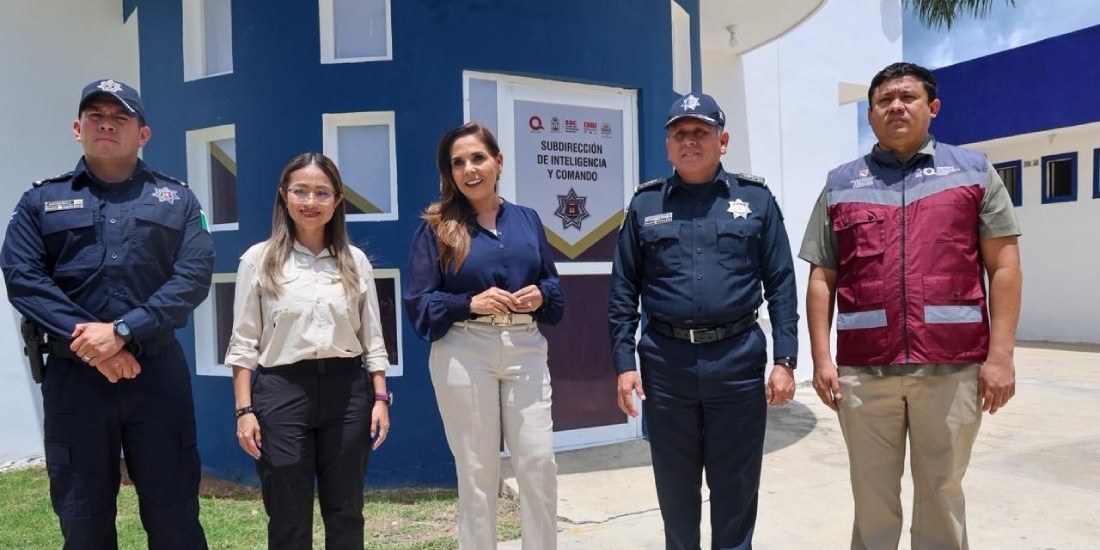 Mara Lezama inicia operaciones del C2 de Chetumal.