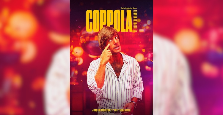 Joaquín Ferreira interpretando a "Poli" Armentano en Coppola, el representante