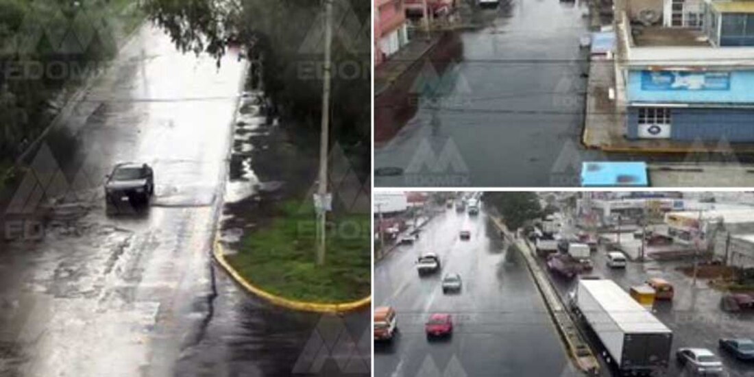 Lluvias provocan encharcamientos en varios puntos de la CDMX y Edomex