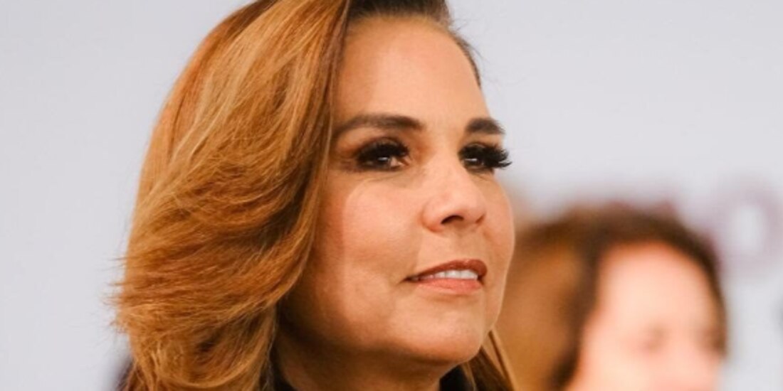 La gobernadora de Quintana Roo, Mara Lezama, el lunes, en la inauguración del TT25.