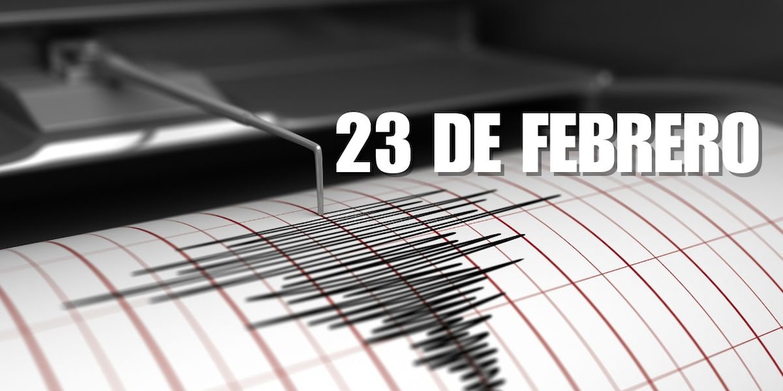 Esta es la actividad sísmica de hoy, 23 de febrero.