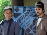 Gael García y Diego Luna, en noviembre de 2016.