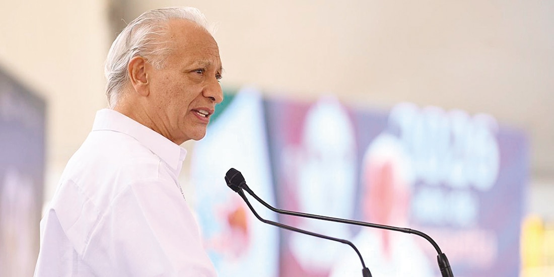 Víctor Rodríguez Padilla, en evento en Veracruz el pasado 18 de marzo.