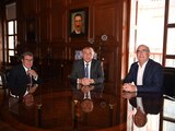 Los coordinadores de Morena y el PAN en el Senado, Ricardo Monreal y Julen Rementería se reunieron con el secretario de Gobernación, Adán Augusto López, para tratar los nombramientos del INAI