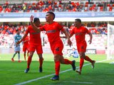 Jugadores de Toluca en un partido de la Liga MX.