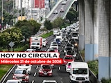 Te compartimos cómo aplica el Hoy No Circula este miércoles 21 de octubre de 2026.