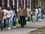 En la fotografía ilustrativa, estudiantes de bachillerato durante la pandemia por COVID-19.