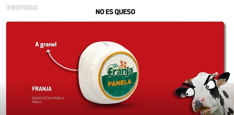 Este queso no pasó la prueba de Profeco.