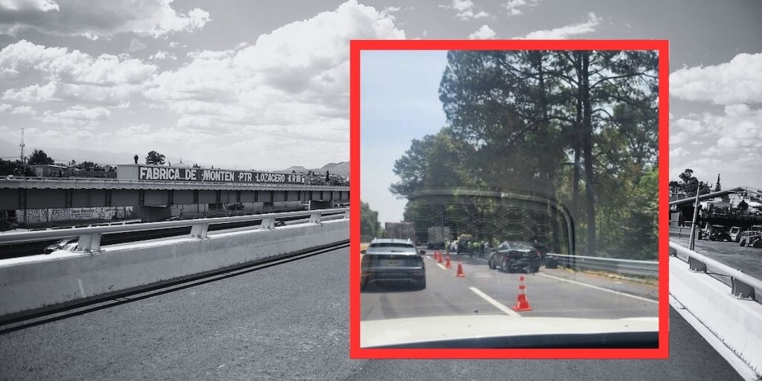 Este viernes, ocurrió un accidente en la autopista México - Cuernavaca.