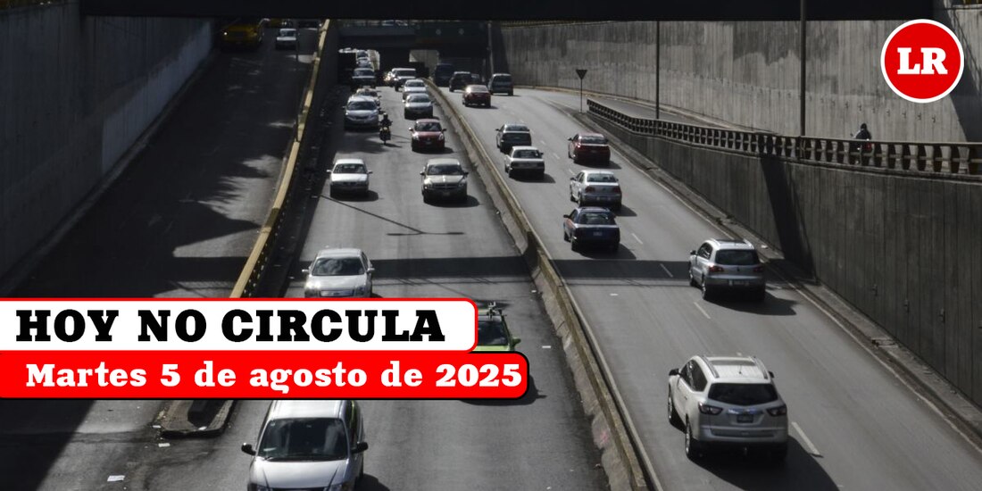 Revisa qué vehículos deben descansar este martes 5 de agosto de 2025 en la Ciudad de México y el Estado de México.