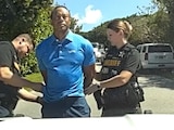 Tiger Woods y el video de su detención en Florida.
