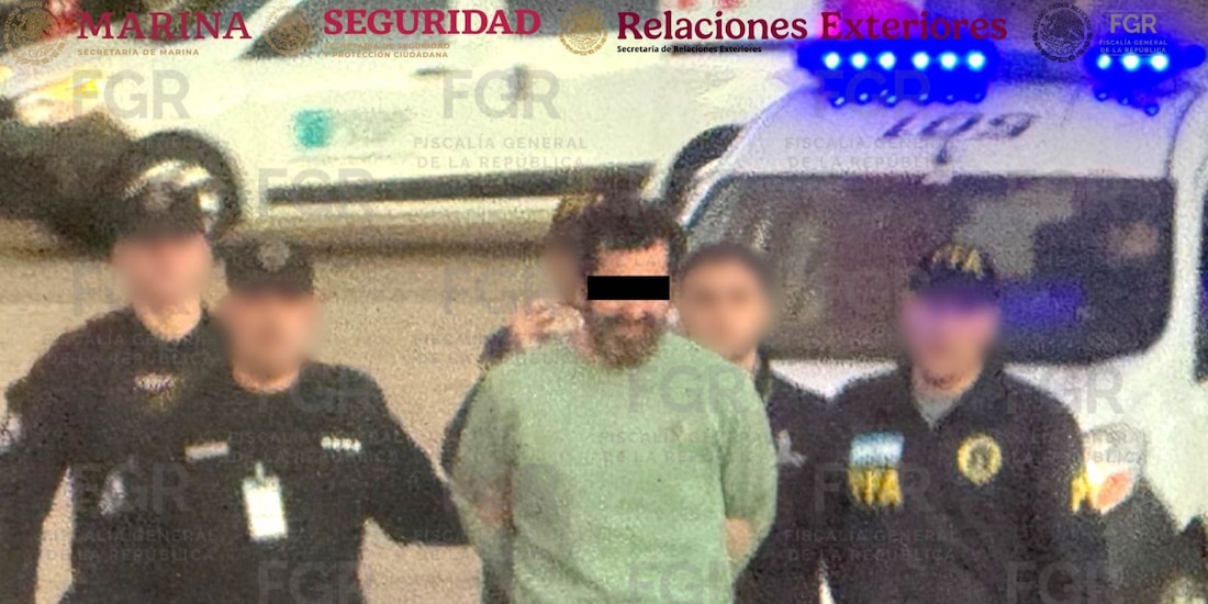 Momento de la entrega de Fernando Farías Laguna, por parte de autoridades argentinas