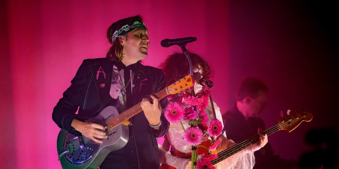 Arcade Fire en su concierto en el Metropólitan