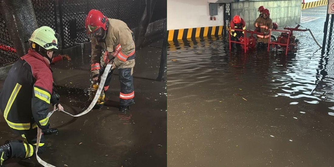 San Lázaro se inunda por lluvias