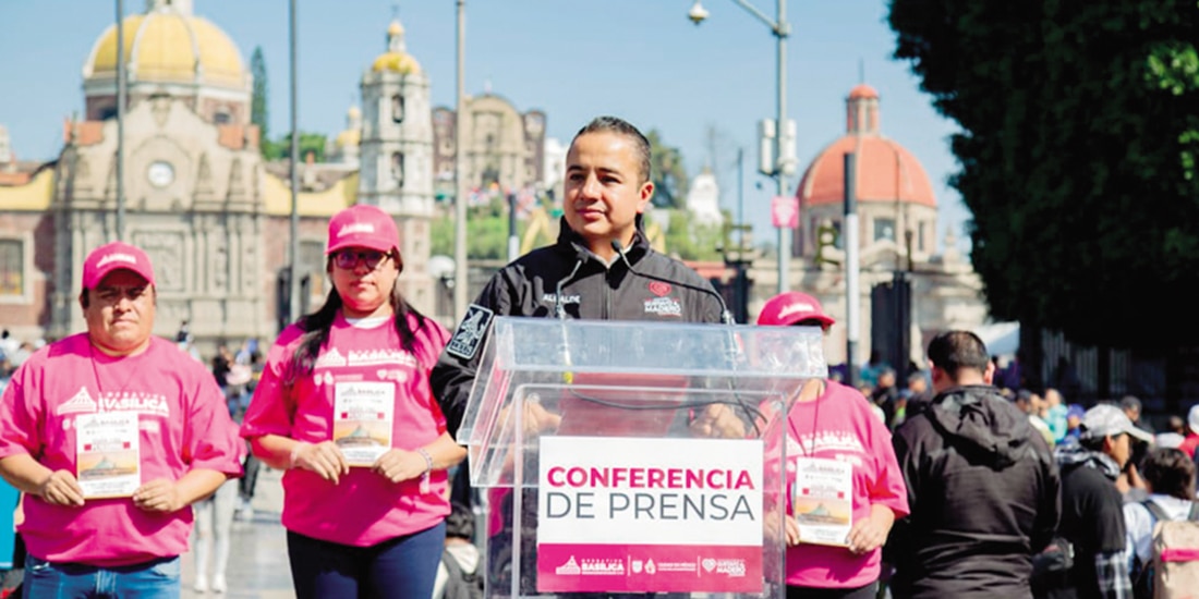 Janecarlo Lozano, alcalde de la Gustavo A. Madero, ayer.