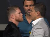 Saúl "Canelo" Álvarez y GGG se vieron las caras por primera vez en cuatro años, previo a su tercera pelea.