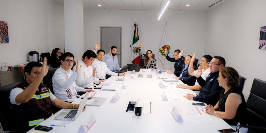 Mara Lezama encabeza sesión del Fideicomiso de Seguridad en Quintana Roo.