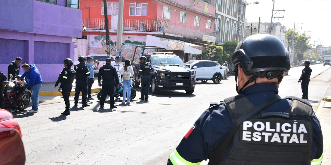 Operación de la autoridad en el municipio de Nezahualcóyotl.