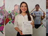 Jasmine Bugarín Rodríguez solicitó licencia al Senado para buscar la gubernatura en Nayarit.