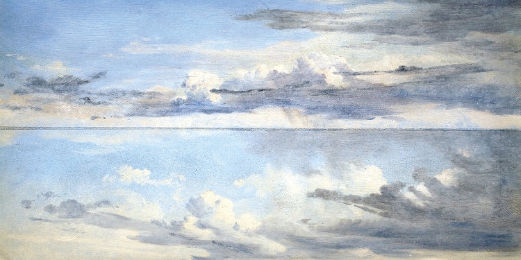 Estudio de nubes, ca. 1880,
óleo sobre papel.