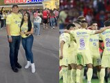 La pareja no celebró junta uno de los goles del América contra Chivas en el clásico nacional.