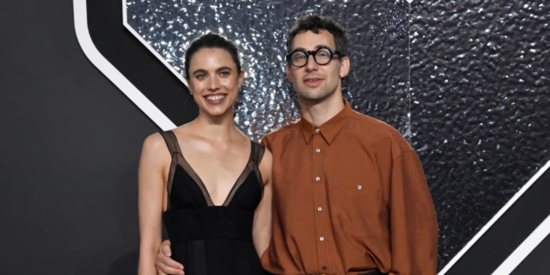Margaret Qualley y Jack Antonoff en Nueva York, en 2024