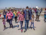 El pasado 19 de mayo, migrantes en Tijuana se manifestaron en calles cercanas al Consulado de Estados Unidos, para protestar contra el Título 42.