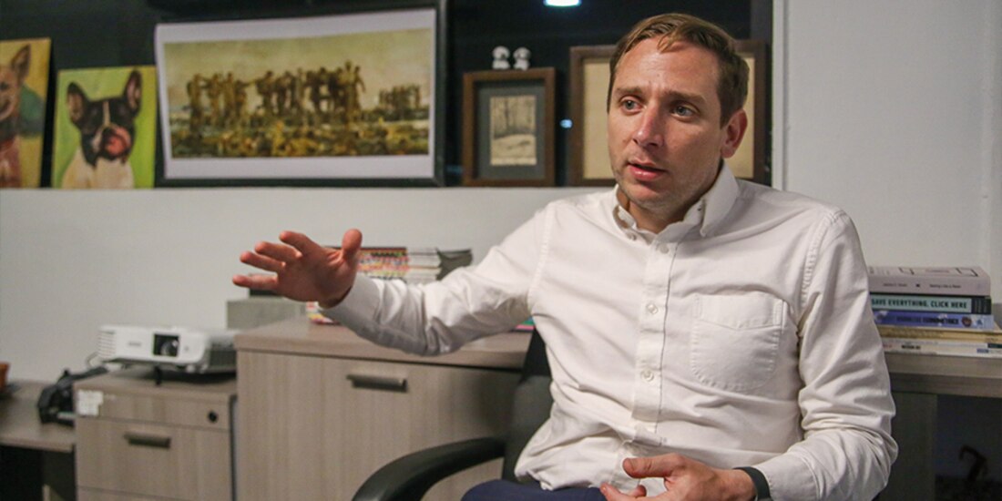 Eduardo Clarck, titular de Gobierno Digital de la ADIP, en entrevista con La Razón.