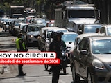 Revisa para qué vehículos aplica el Hoy No Circula este primer sábado de septiembre de 2026.