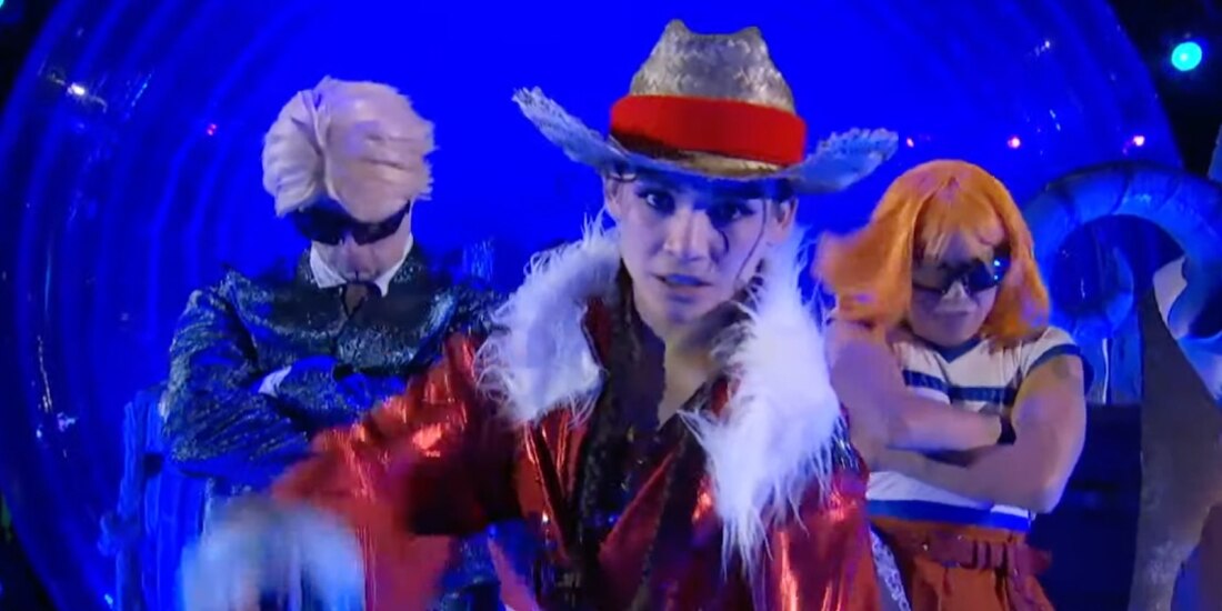 Alana en su entrada para pelear con Gala Montes