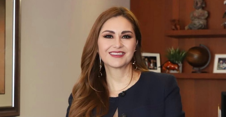La senadora Geovanna Bañuelos de la Torre, del PT.