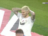 Mauro Icardi lamenta su falla en el partido entre Galatasaray e Istanbulspor por la Superliga de Turquía
