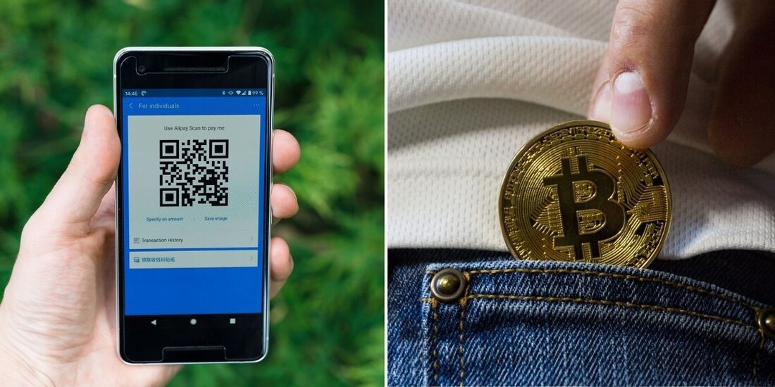 Criptomonedas y código QR, dos de los nuevos métodos de pago.