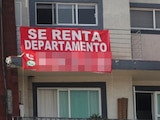 El anuncio de un departamento en renta