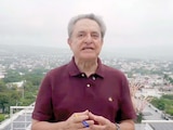 El aspirante a diputado federal, ayer, en video difundido en sus redes sociales.