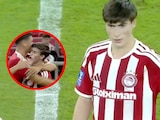 ‘Hormiga’ González marca su segundo gol en Europa con el Olympiacos