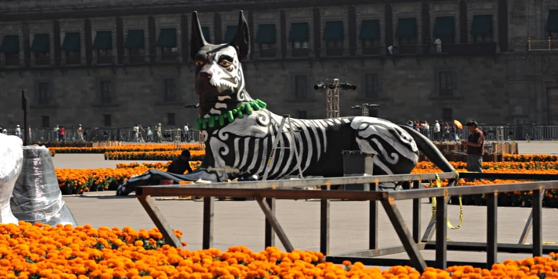 Ofrenda Monumental en el Zócalo