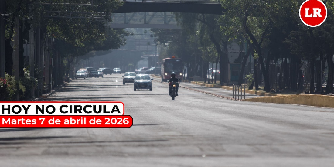 Revisa cómo aplica el Hoy No Circula este martes 7 de abril de 2026 en la Ciudad de México y el Estado de México.