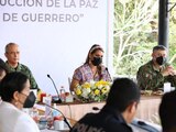 Evelyn Salgado, gobernadora de Guerrero, en el puerto de Acapulco. ayer.