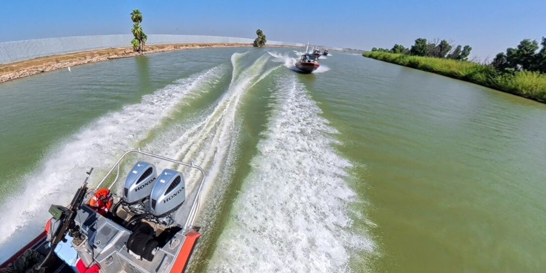 Guardia Costera desplegará cientos de elementos y sistemas de detección para vigilar y controlar el río Bravo.