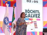 Xóchitl Gálvez en el foro del Frente Amplio por México.