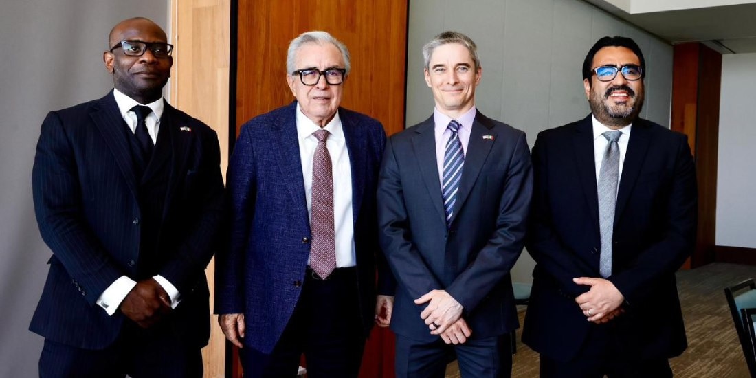 Se reúne Rocha Moya con el Cónsul General de Estados Unidos en Hermosillo, Drew Hoster.