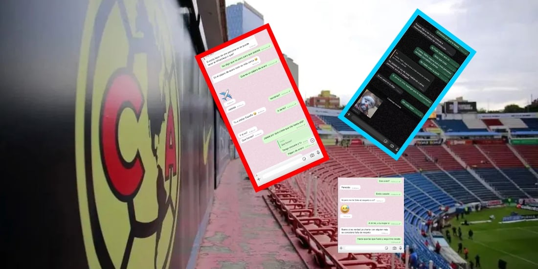 Un exjugador del Club América fue exhibido por enviar mensajes a otra mujer, pese a estar casado.