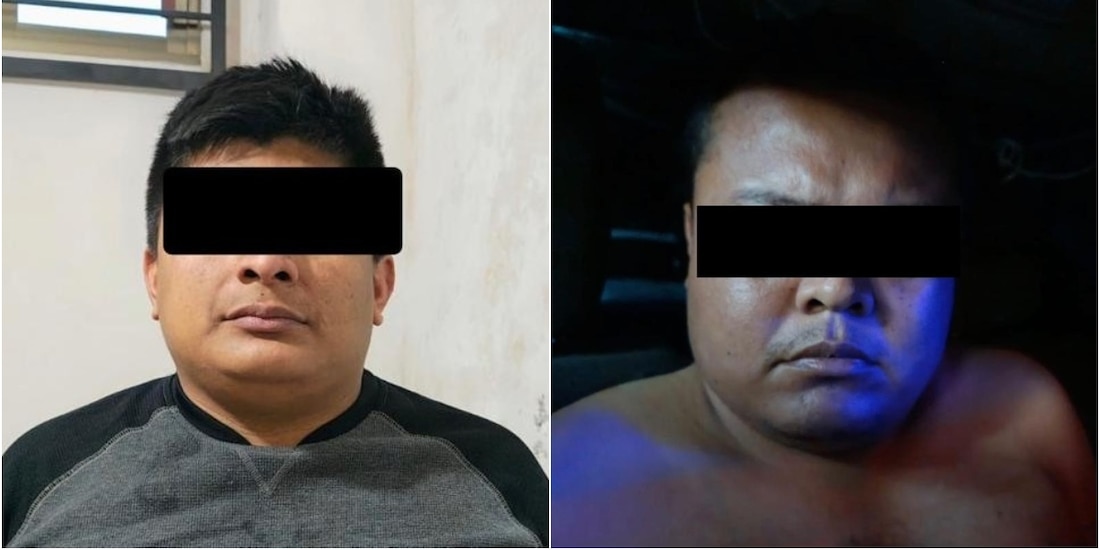 R.V.J. y C.T.O., presuntos integrantes de "Los Cromos", fueron detenidos por quema de 14 vehículos en el Istmo.