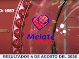 Resultados del Melate Retro en su sorteo 1657, celebrado este martes 4 de agosto del 2026.