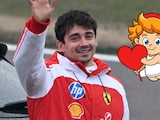 Charles Leclerc se volvió cupido en este 14 de febrero.