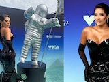 Kim Shantal en la alfombra roja de los MTV VMAs 2026.